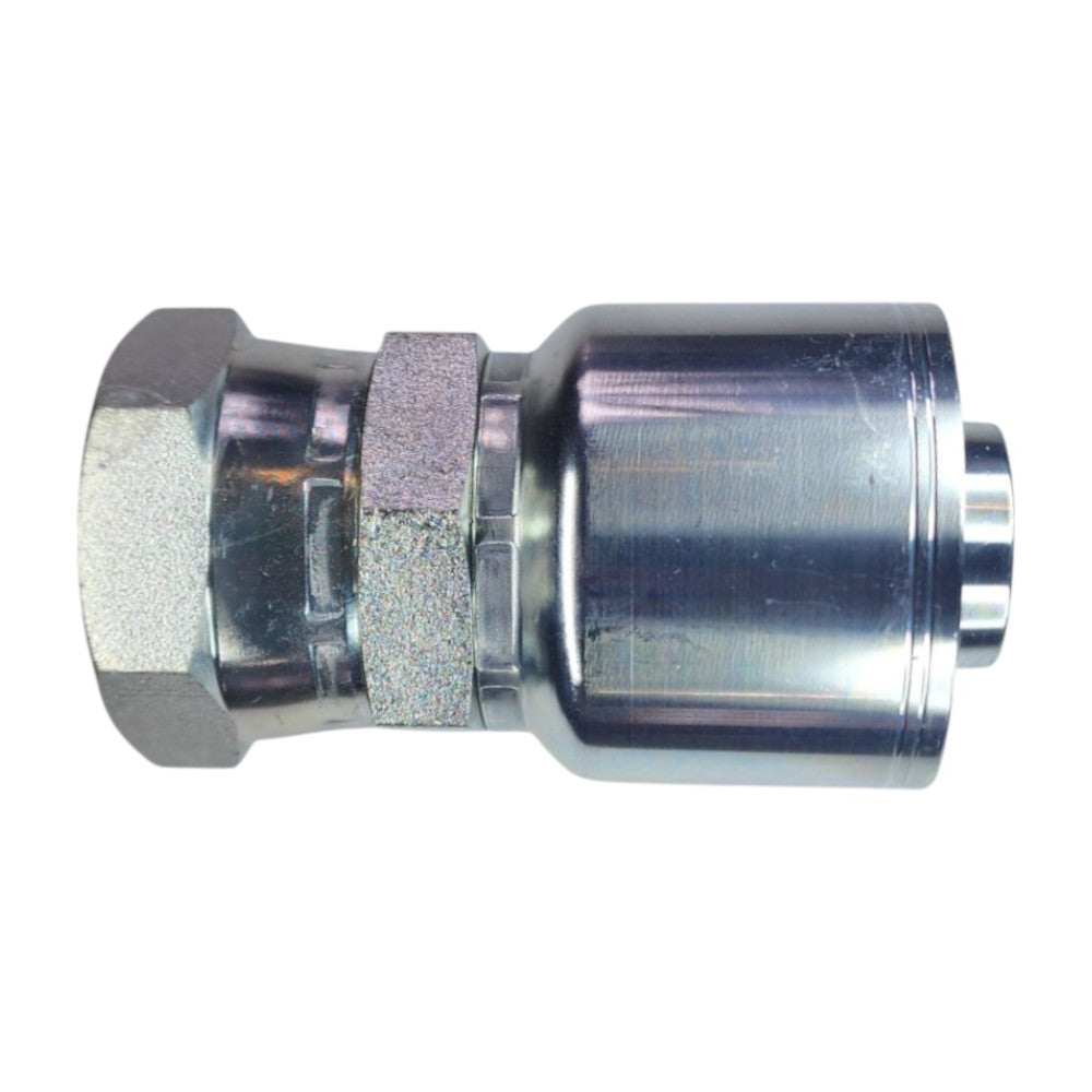 Female JIC Swivel 1 1/4" to Hose Crimp 1 1/4" Straight Hydraulic Fitting