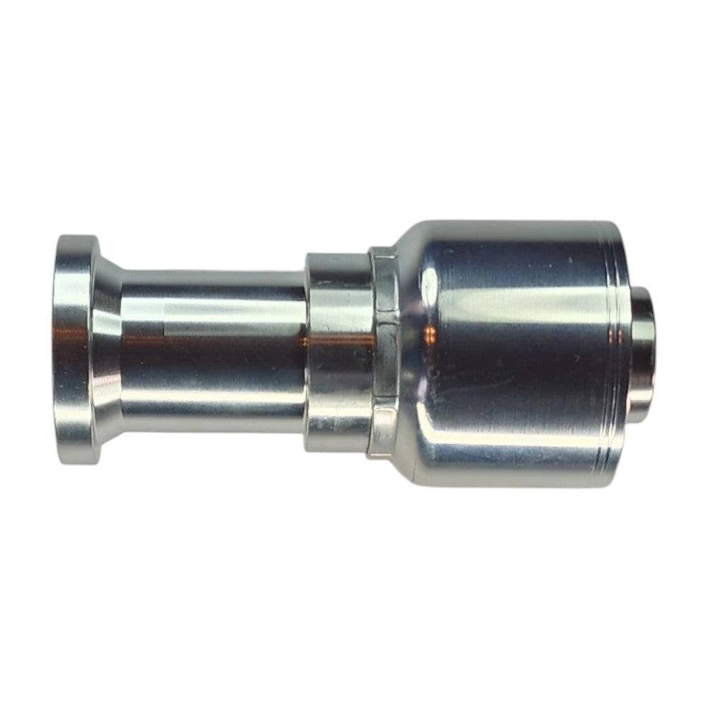 1 1/4" Code 61 Flange to Hose Crimp 1 1/4" Straight Hydraulic Fitting