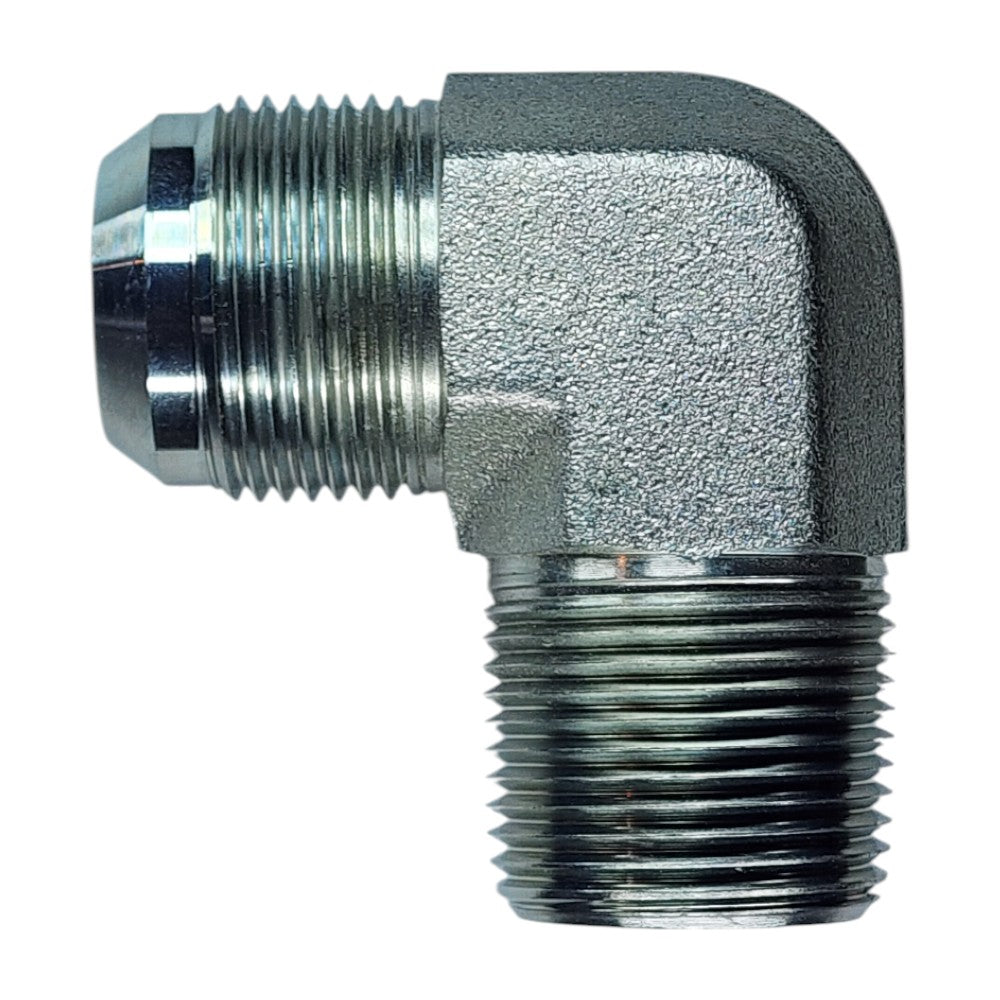 JIC Male 1" to NPT Male 1" 90 Degree Elbow Hydraulic Fitting