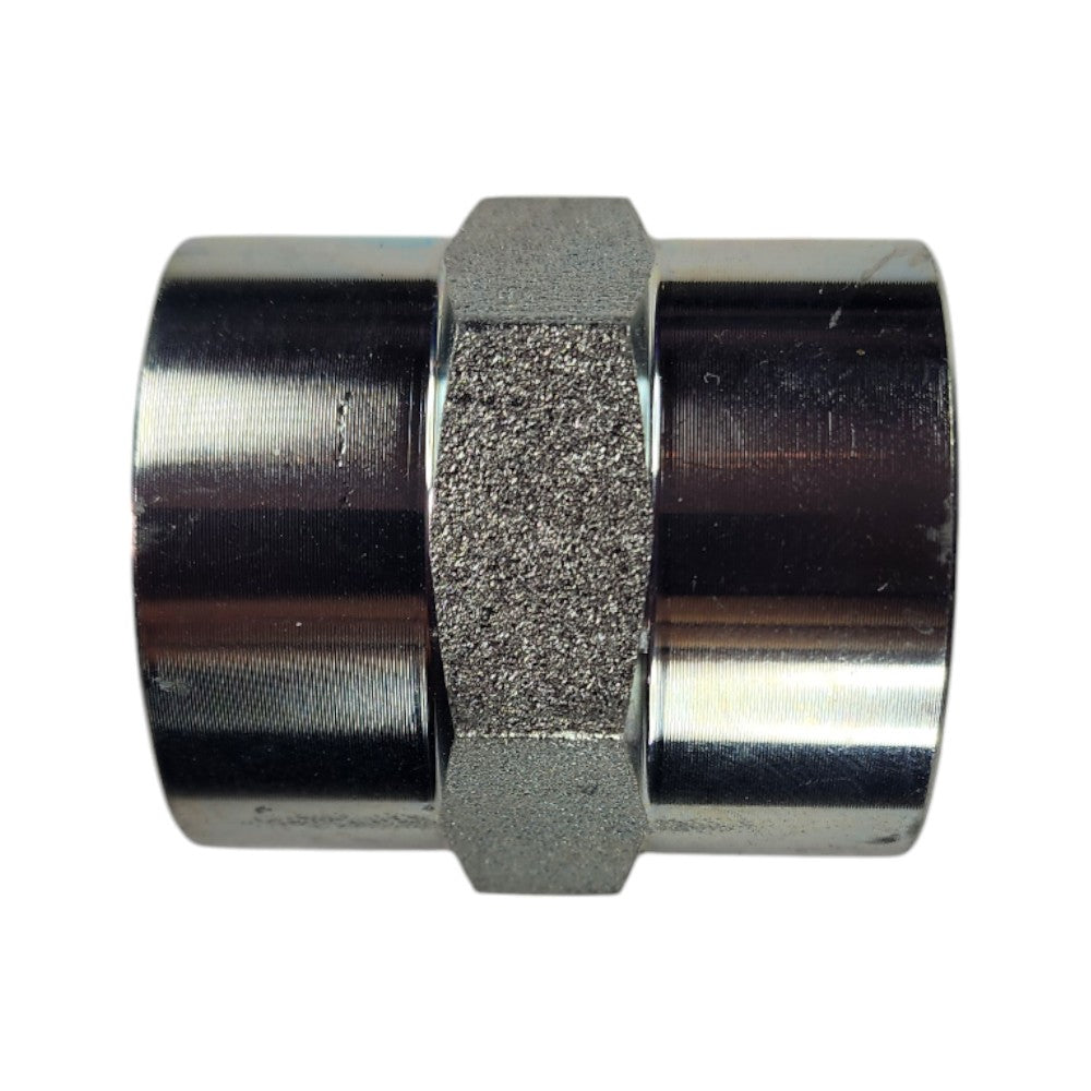 Female NPT 1" to Female NPT 1" Straight Hydraulic Fitting