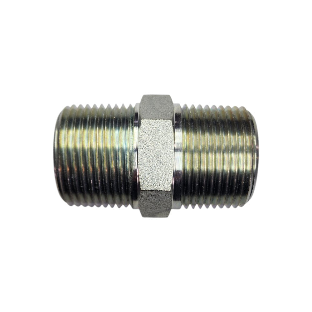 Male NPT 1" to Male NPT 1" Straight Hydraulic Fitting