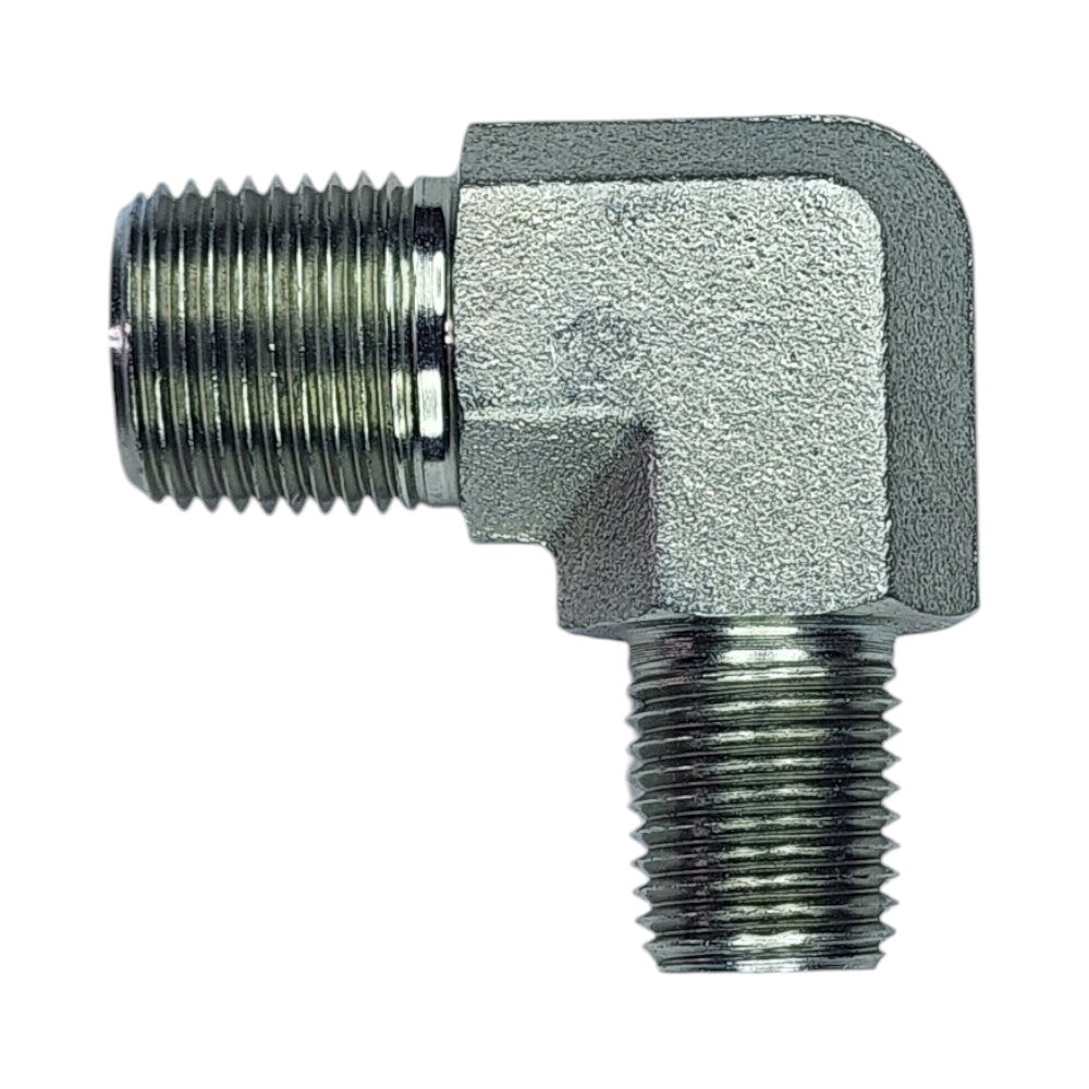 Male NPT 3/8" to Male NPT 1/4" 90 Deg Elbow Hydraulic Fitting