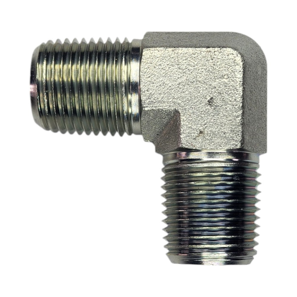 Male NPT 1/2" to Male NPT 1/2" 90 Deg Elbow Hydraulic Fitting