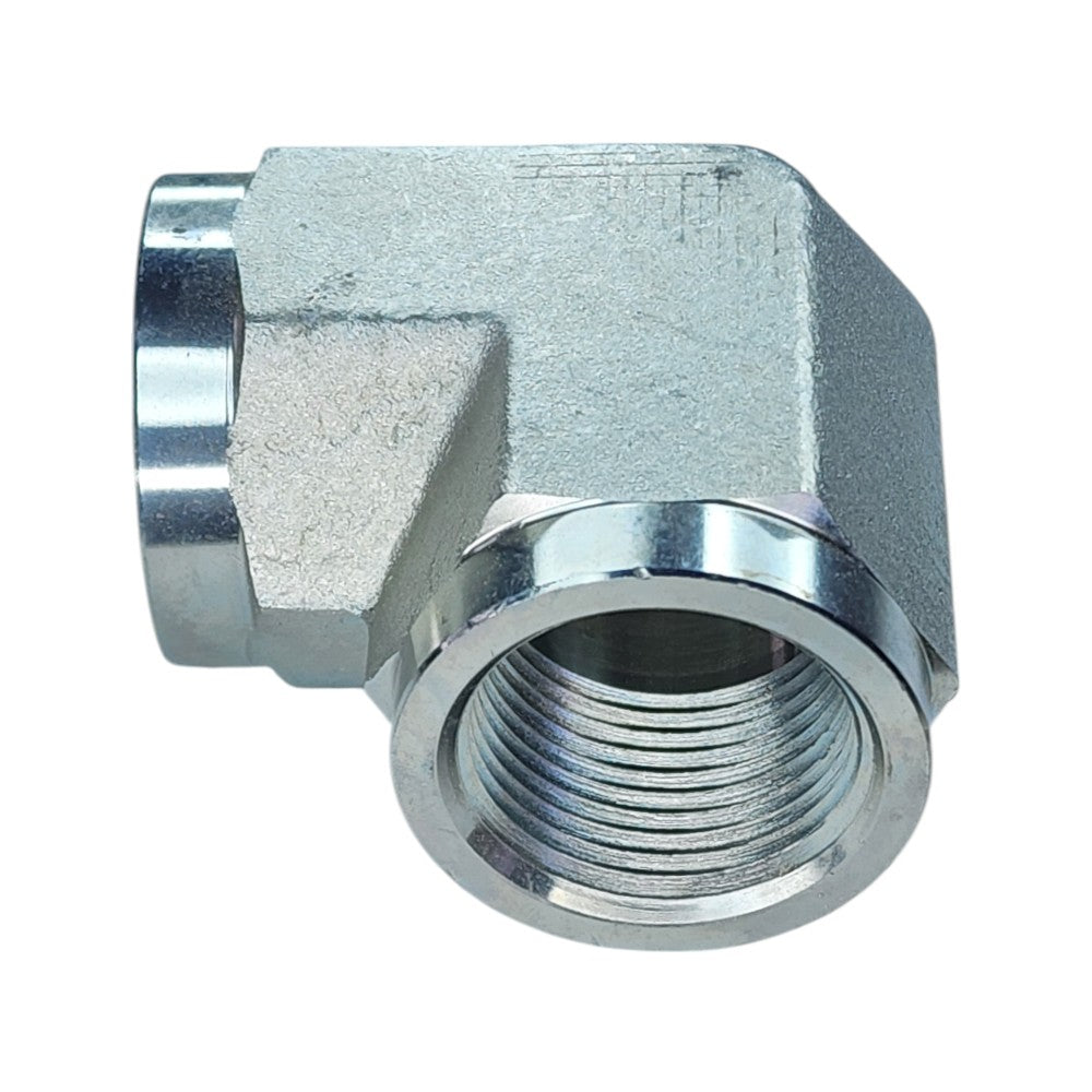 Female NPT to Female NPT 90 Degree Elbow View B