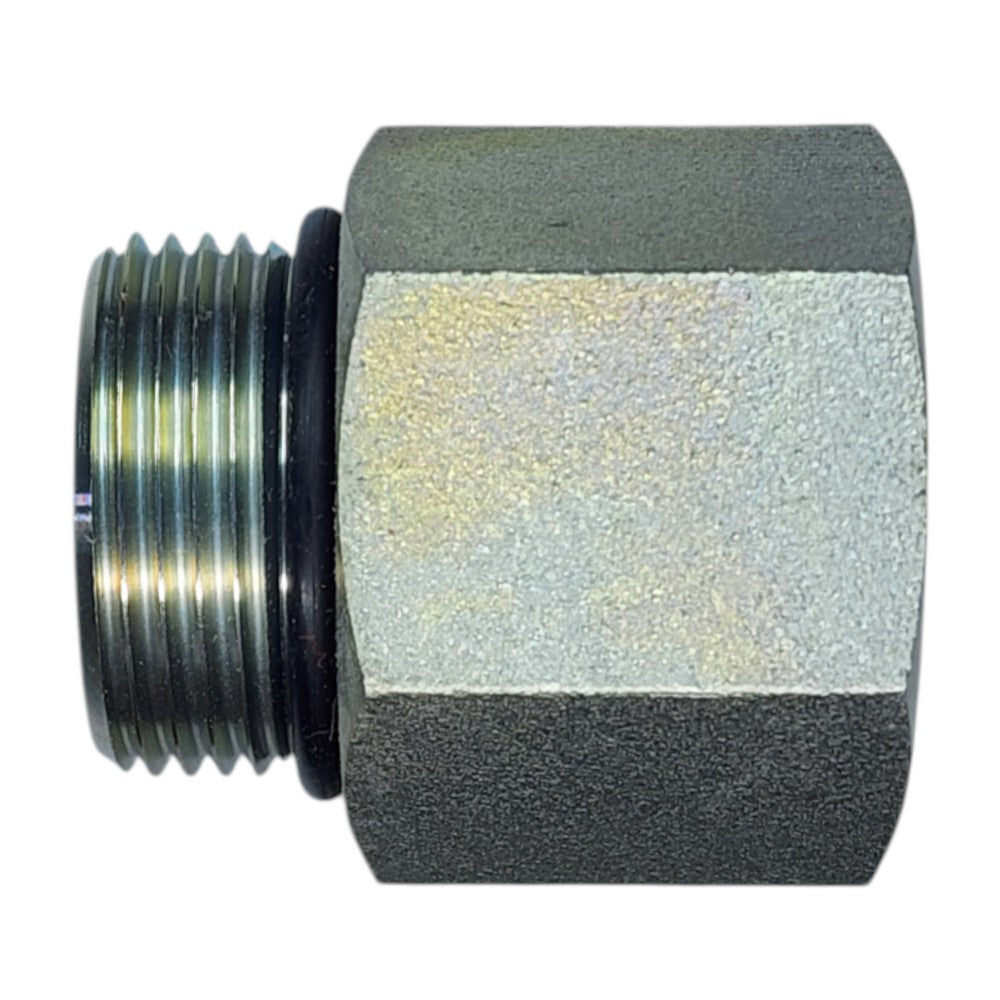 Male O-Ring Boss 1" to Female NPT 1" Straight Hydraulic Fitting