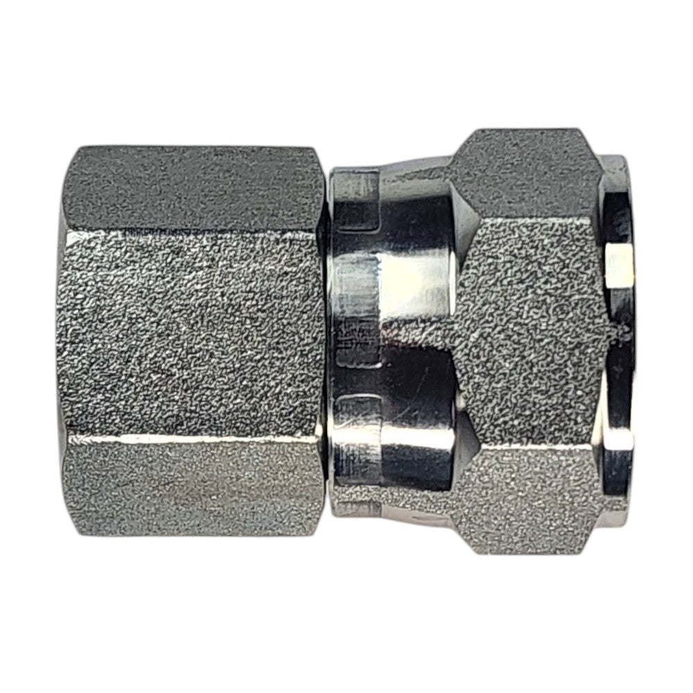 Female NPT 3/4" to Female JIC Swivel 1" Straight Hydraulic Fitting