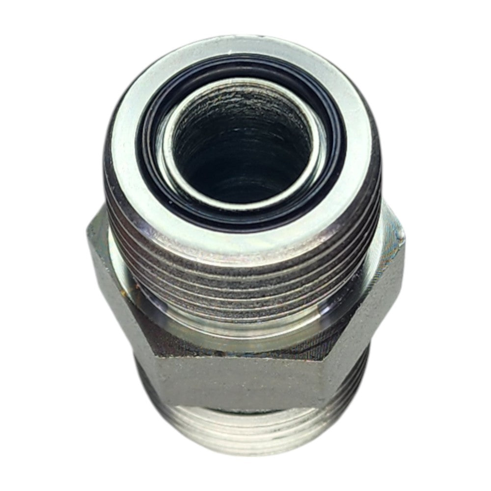 O-Ring Face Seal to O-Ring Face Seal Straight Fitting View B