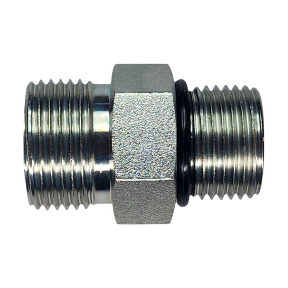 Male O-Ring Face Seal 5/8" to Male O-Ring Boss 5/8" Straight Hydraulic Fitting