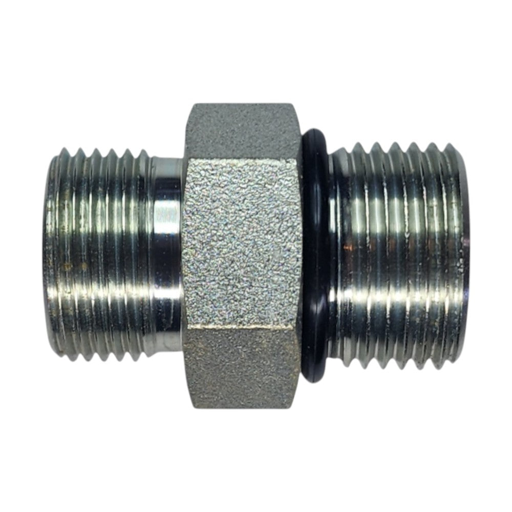Male O-Ring Face Seal 5/8" to Male O-Ring Boss 3/4" Straight Hydraulic Fitting