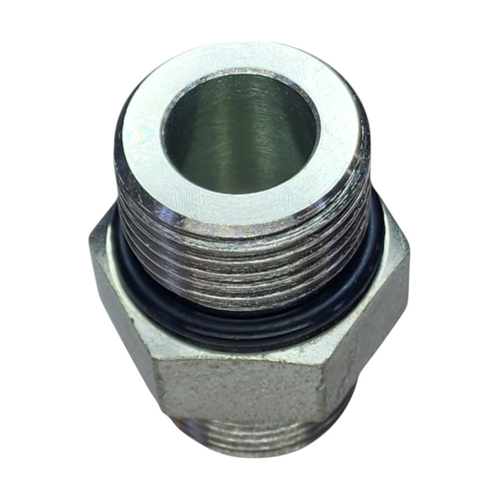 Male O-Ring Face Seal to Male O-Ring Boss Straight Fitting View C