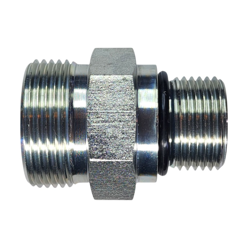 Male O-Ring Face Seal 1" to Male O-Ring Boss 3/4" Straight Hydraulic Fitting
