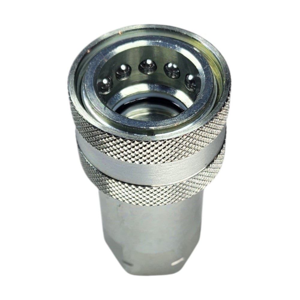ISO 7241A Female Quick Coupler with 1/2" NPT Female Port Hydraulic Fitting