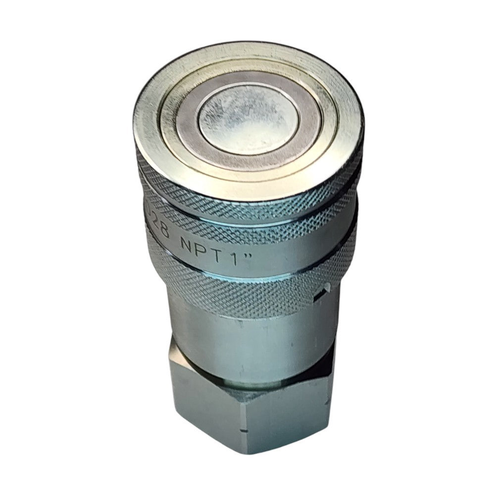 ISO 16028 Female Quick Coupler with 1" NPT Female Port Hydraulic Fitting