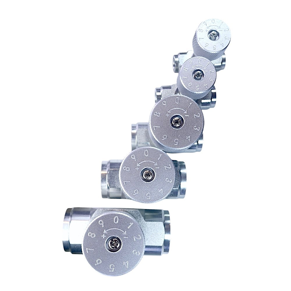 Bi Directional Flow Restrictor all sizes Top view