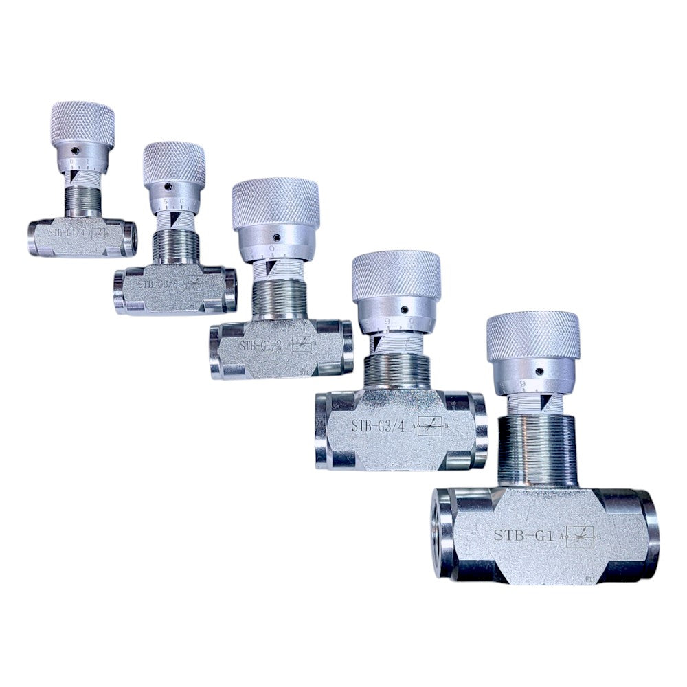 Bi Directional Flow Restrictor all sizes View D