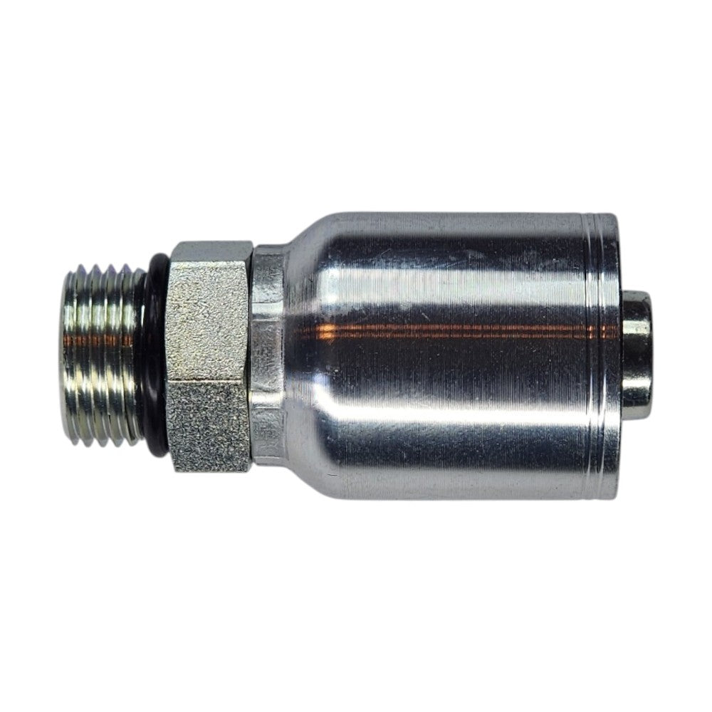 Male O-Ring boss (ORB) 5/8" to Hose Crimp 5/8" Straight Hydraulic Fitting