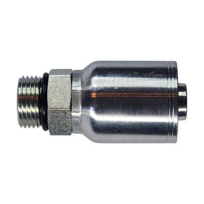 Male O-Ring boss (ORB) 5/8" to Hose Crimp 5/8" Straight Hydraulic Fitting