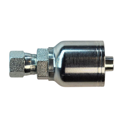 Female JIC Swivel 1/4" to Hose Crimp 3/8" Straight Hydraulic Fitting