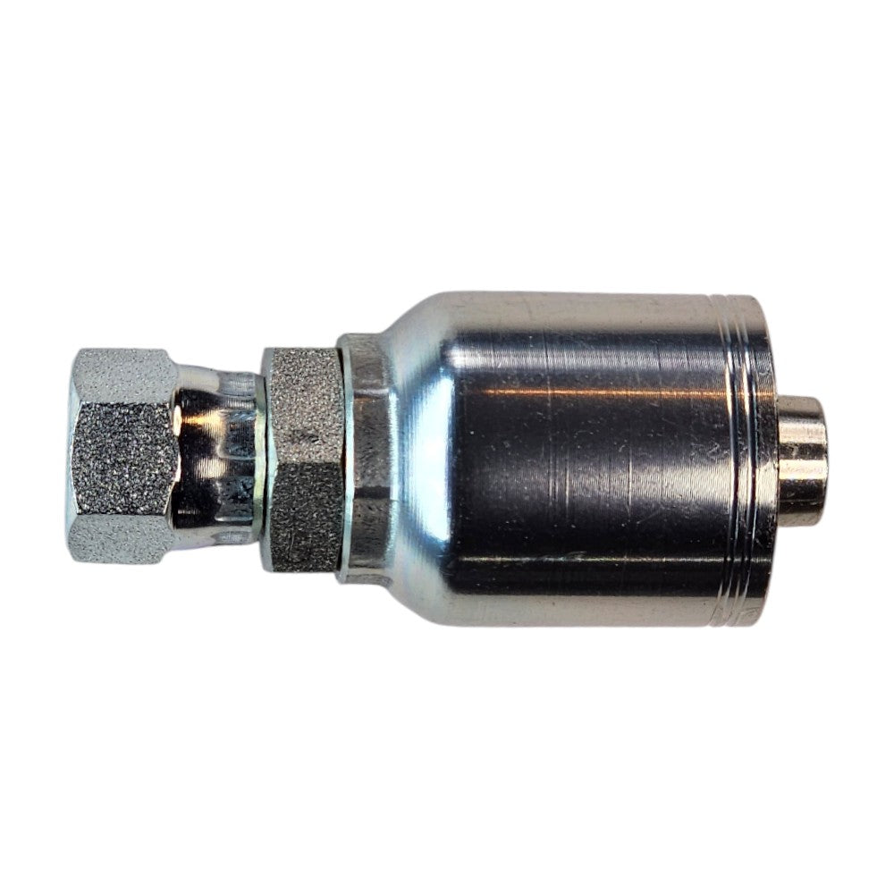 Female JIC Swivel 3/8" to Hose Crimp 1/2" Straight Hydraulic Fitting