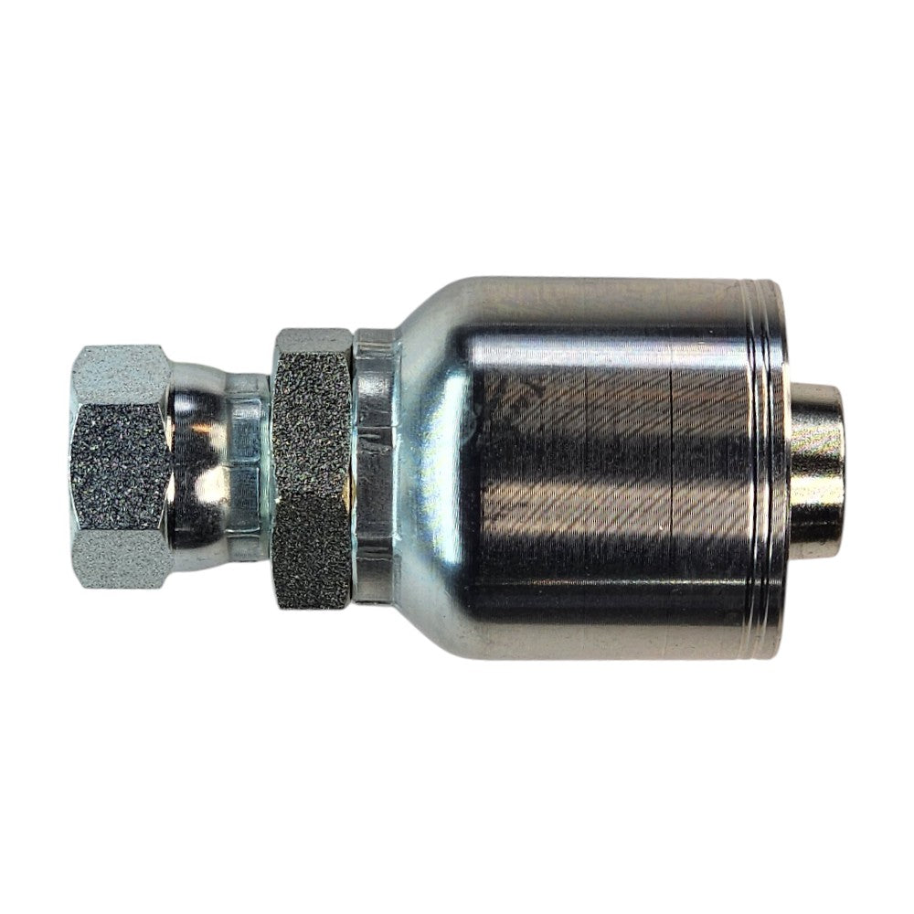 Female JIC Swivel 1/2" to Hose Crimp 3/4" Straight Hydraulic Fitting
