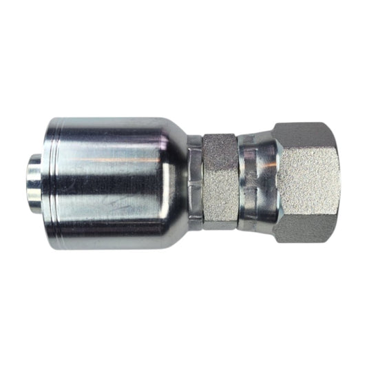 Hose Crimp to Female JIC Swivel Straight Hydraulic Fitting