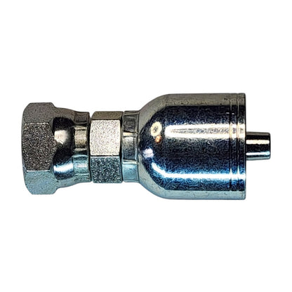 Female NPT Swivel 1/4" to Hose Crimp 1/4" Straight Hydraulic Fitting