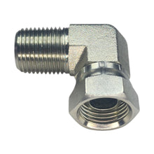 Load image into Gallery viewer, Male NPT to Female NPT Swivel Hydraulic Fitting View C
