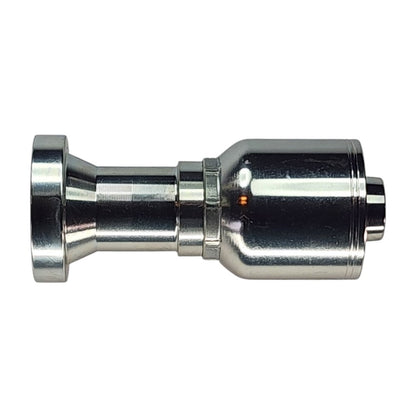 3/4" Code 62 Flange to Hose Crimp 3/4" Straight Hydraulic Fitting
