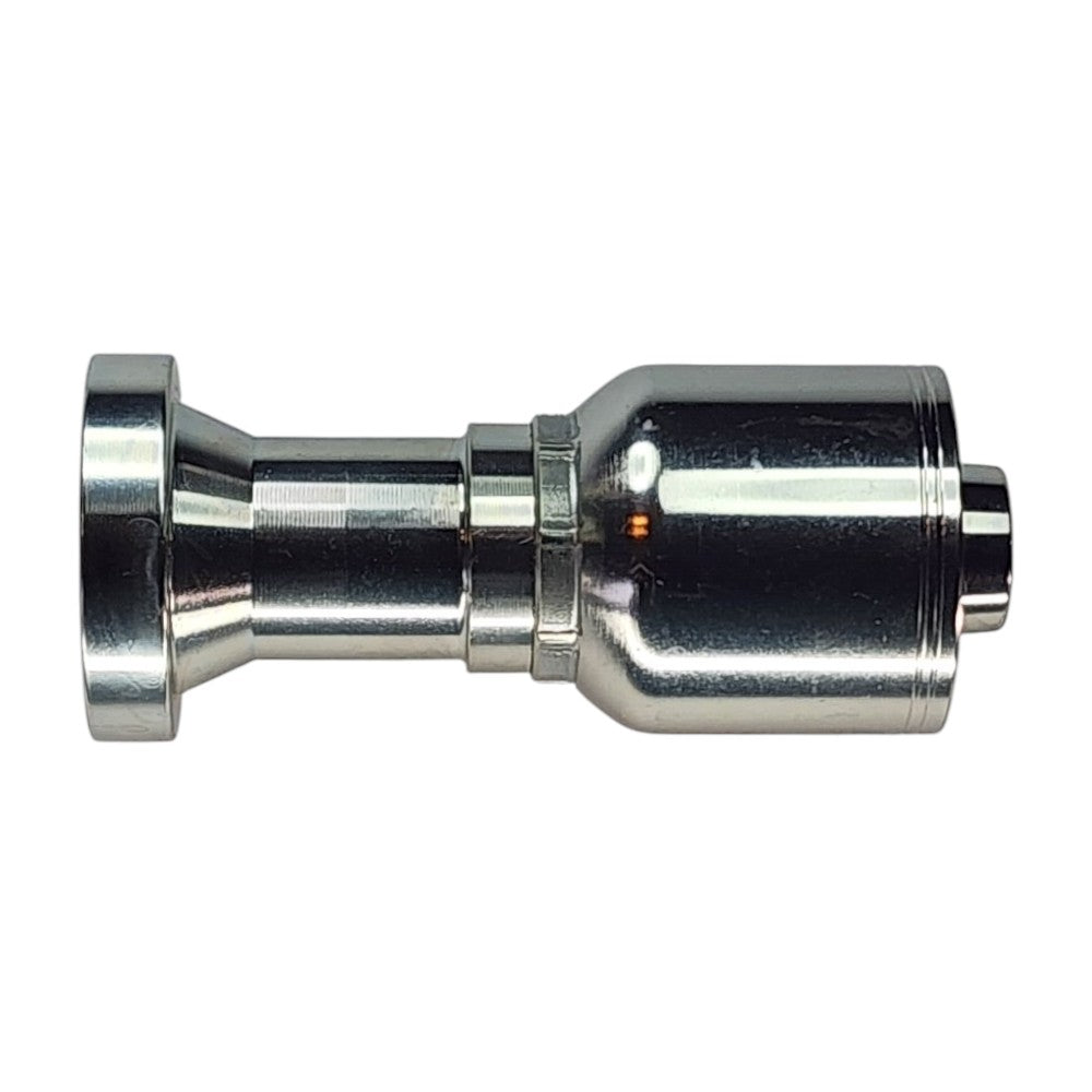 Code 62 Flange to Hose Crimp Straight Hydraulic Fitting