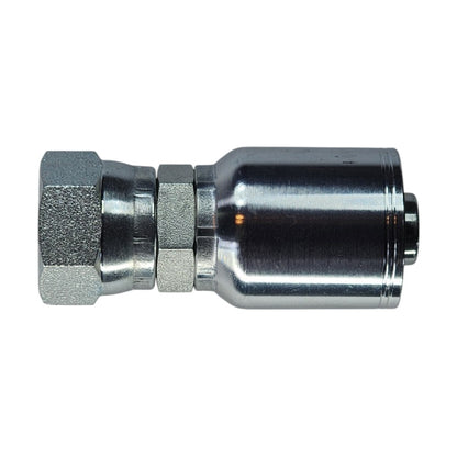 Female O-Ring Face Seal (ORFS) Swivel 5/8" to Hose Crimp 5/8" Straight Hydraulic Fitting