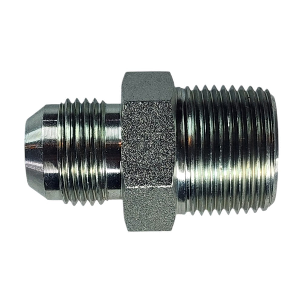 Male JIC 5/8" to Male NPT 3/4" Straight Hydraulic Fitting