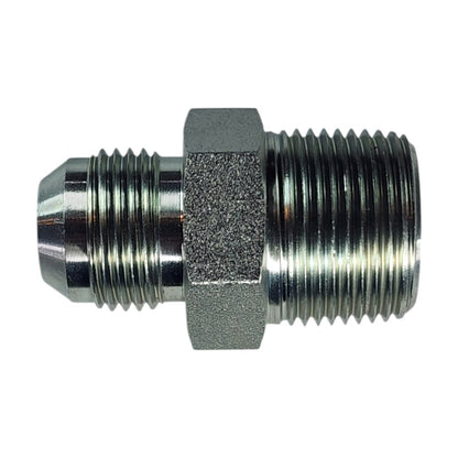 Male JIC 5/8" to Male NPT 3/4" Straight Hydraulic Fitting