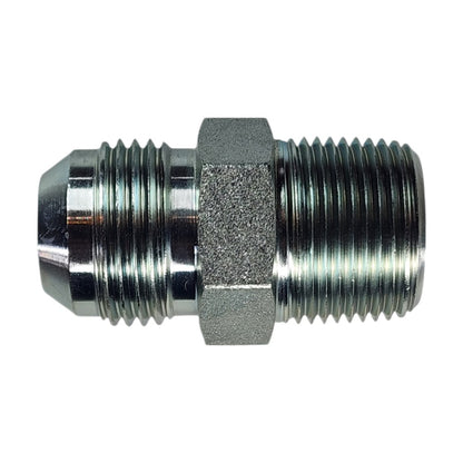 Male JIC 3/4" to Male NPT 3/4" Straight Hydraulic Fitting