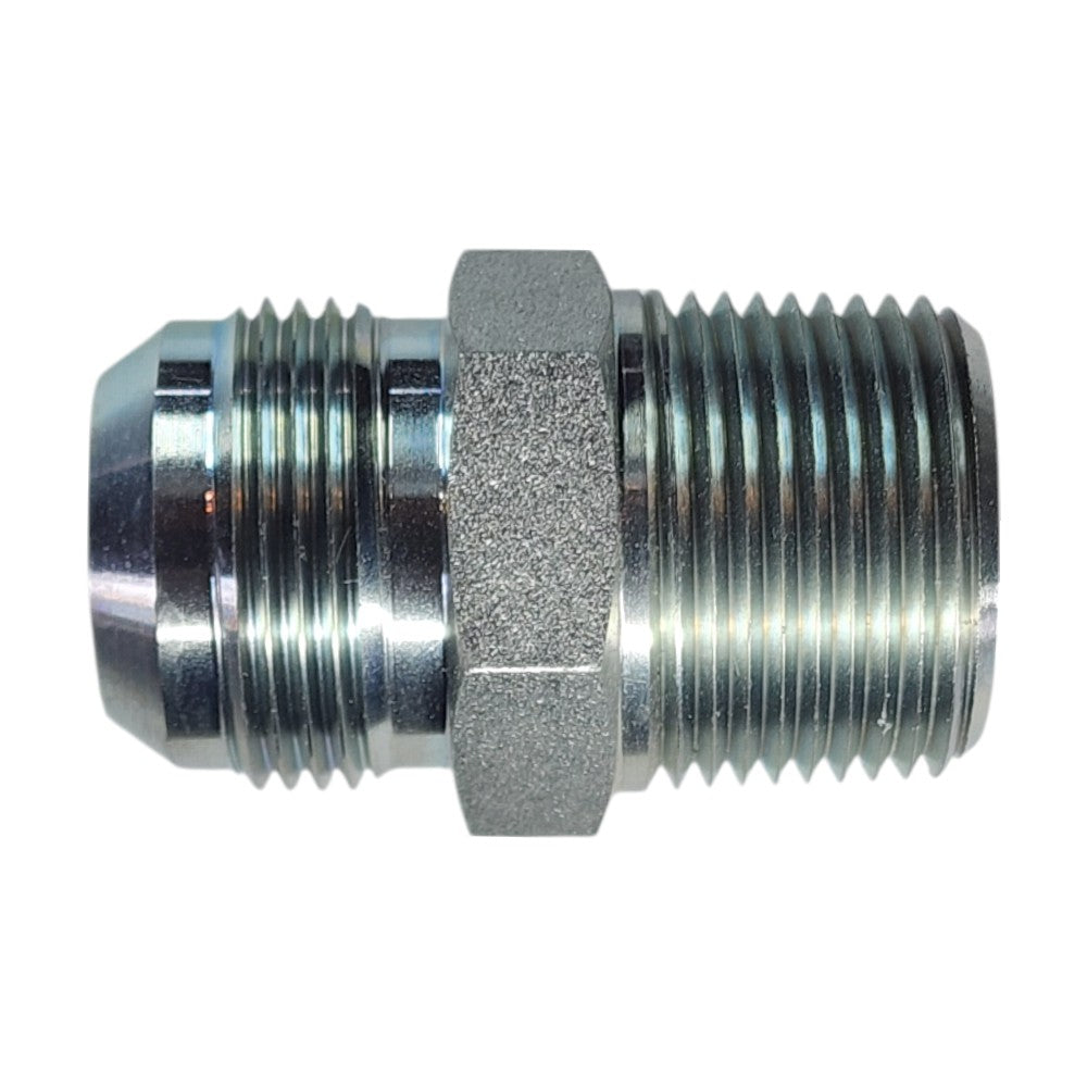 Male JIC 1" to Male NPT 1" Straight Hydraulic Fitting