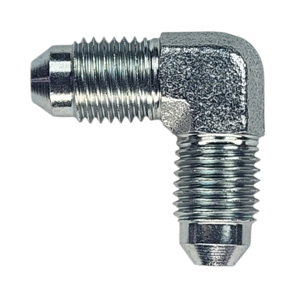 JIC Male 1/4" to JIC Male 1/4" 90 Deg Elbow Hydraulic Fitting