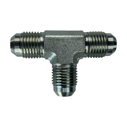 Male JIC 3/8" to Male JIC 3/8" to Male JIC 3/8" Tee Hydraulic Fitting