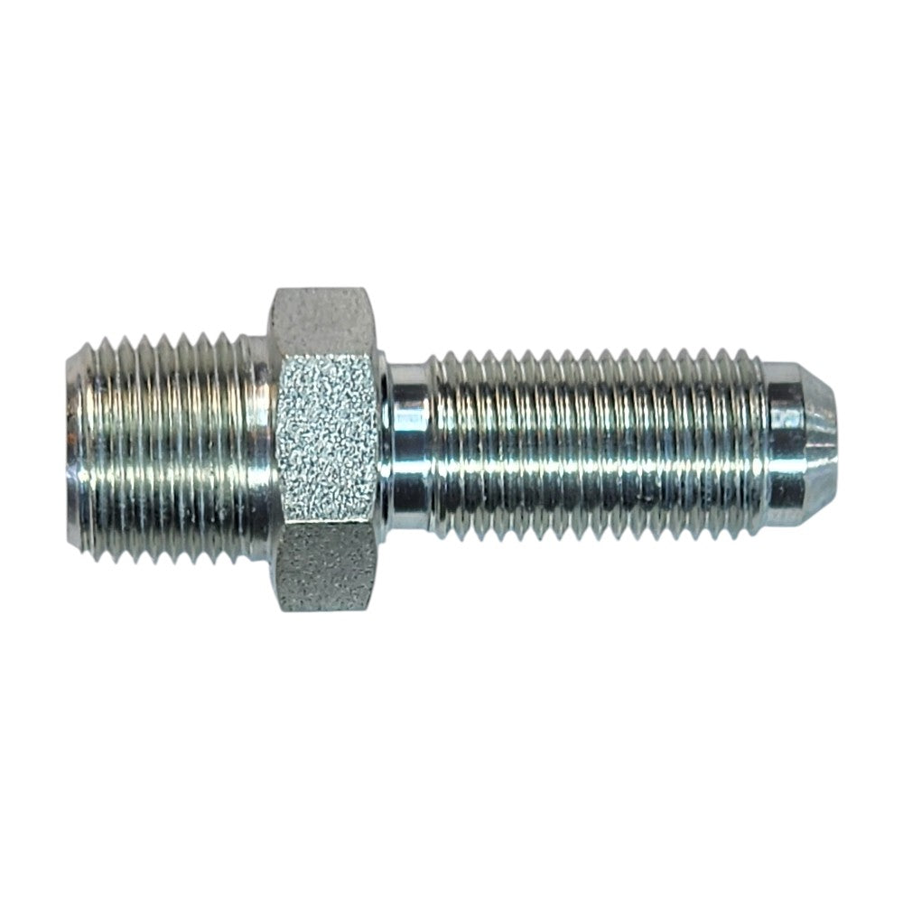 Male NPT 3/8" to Male JIC Bulkhead 3/8"Straight Hydraulic Fitting