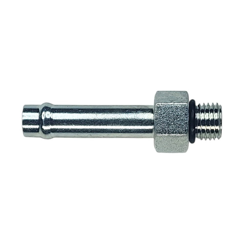 Barb 3/8" to Male O-ring Boss 1/4" Straight Hydraulic Fitting