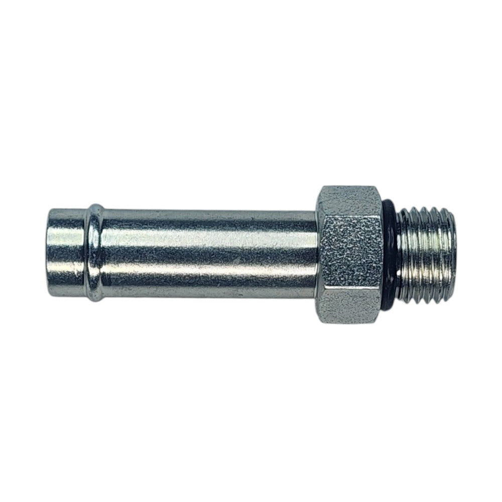 Barb 1/2" to Male O-ring Boss 3/8" Straight Hydraulic Fitting