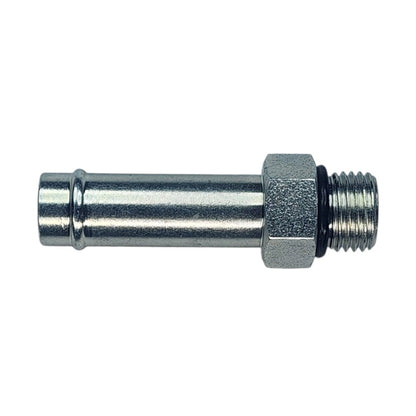 Barb 1/2" to Male O-ring Boss 3/8" Straight Hydraulic Fitting