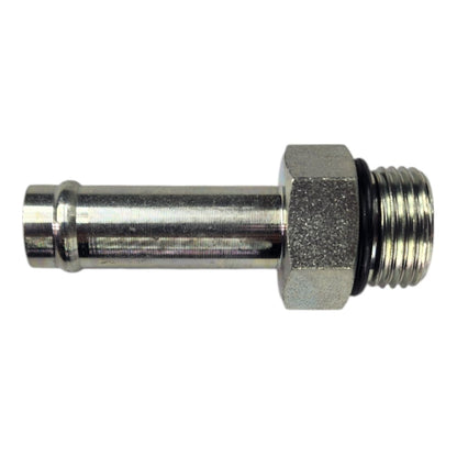 Barb 1/2" to Male O-ring Boss 1/2" Straight Hydraulic Fitting