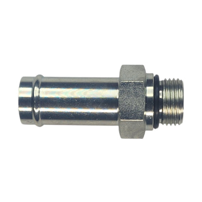 Barb 3/4" to Male O-ring Boss 1/2" Straight Hydraulic Fitting