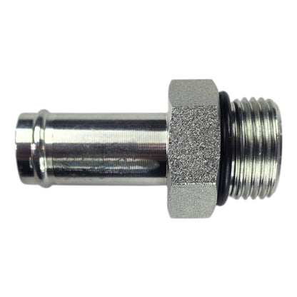 Barb 3/4" to Male O-ring Boss 3/4" Straight Hydraulic Fitting