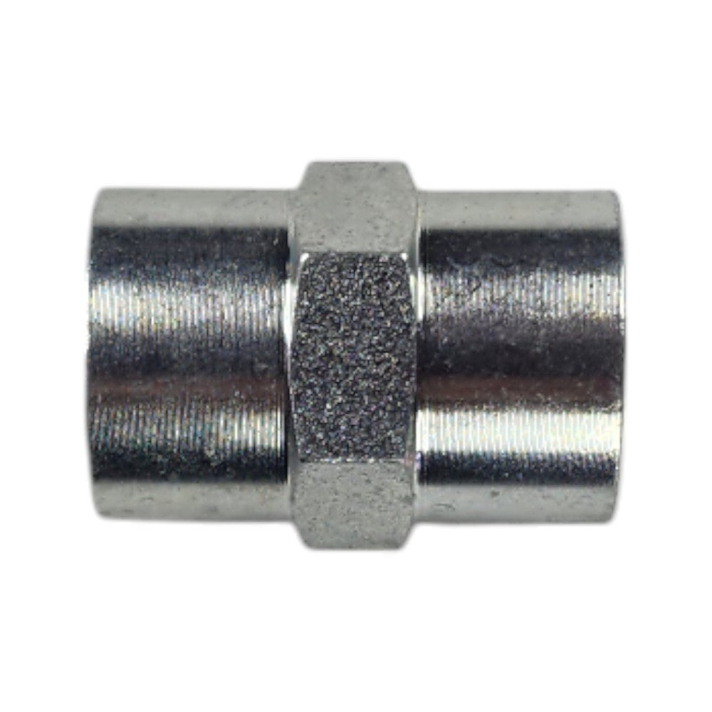 Female NPT 1/4" to Female NPT 1/4" Straight Hydraulic Fitting