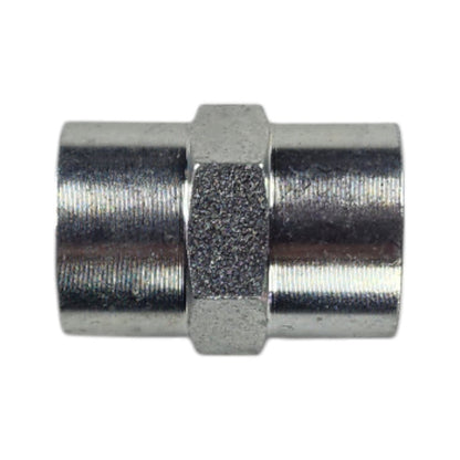 Female NPT 1/4" to Female NPT 1/4" Straight Hydraulic Fitting