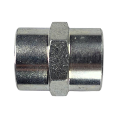 Female NPT 3/8" to Female NPT 3/8" Straight Hydraulic Fitting