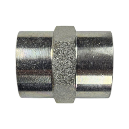 Female NPT 1/2" to Female NPT 1/2" Straight Hydraulic Fitting
