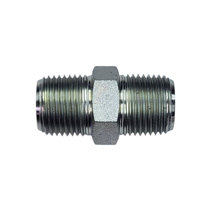 Male NPT 3/8" to Male NPT 3/8" Straight Hydraulic Fitting 
