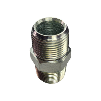 Male NPT to Male NPT Straight Hydraulic Fitting View C