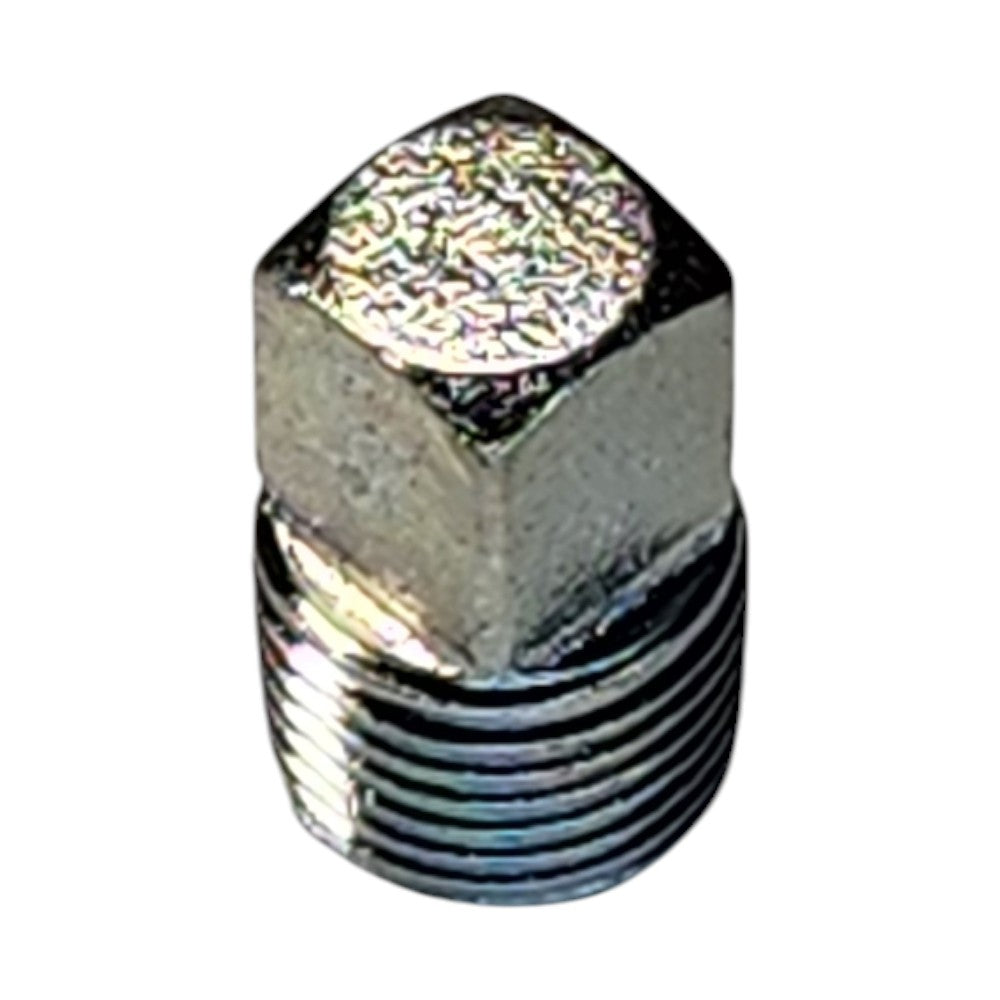 Male NPT Square Head Plug 1/8" Hydraulic Fitting